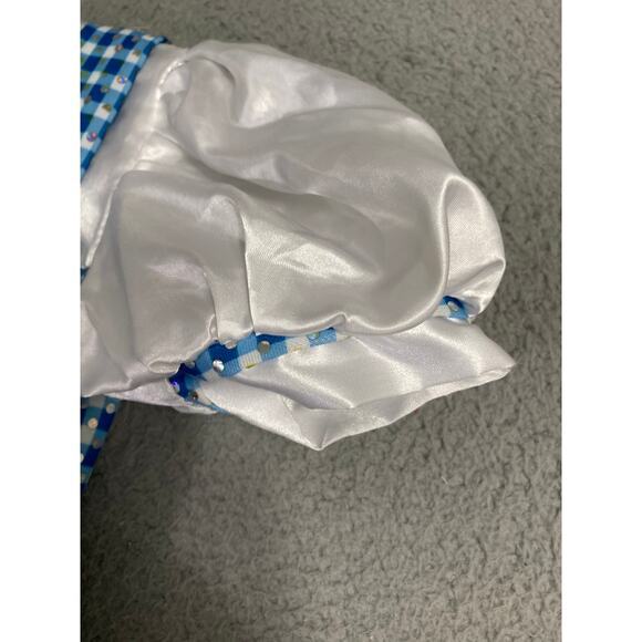 Rubies Girls Dorothy Costume Dress Size 4 Blue Wizard of Oz Party Outfit - Picture 12 of 13